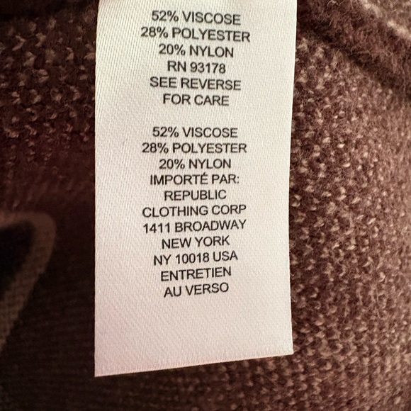 Industry Chocolate Brown Windowpane Button-Front Cardigan - Picture 4 of 7